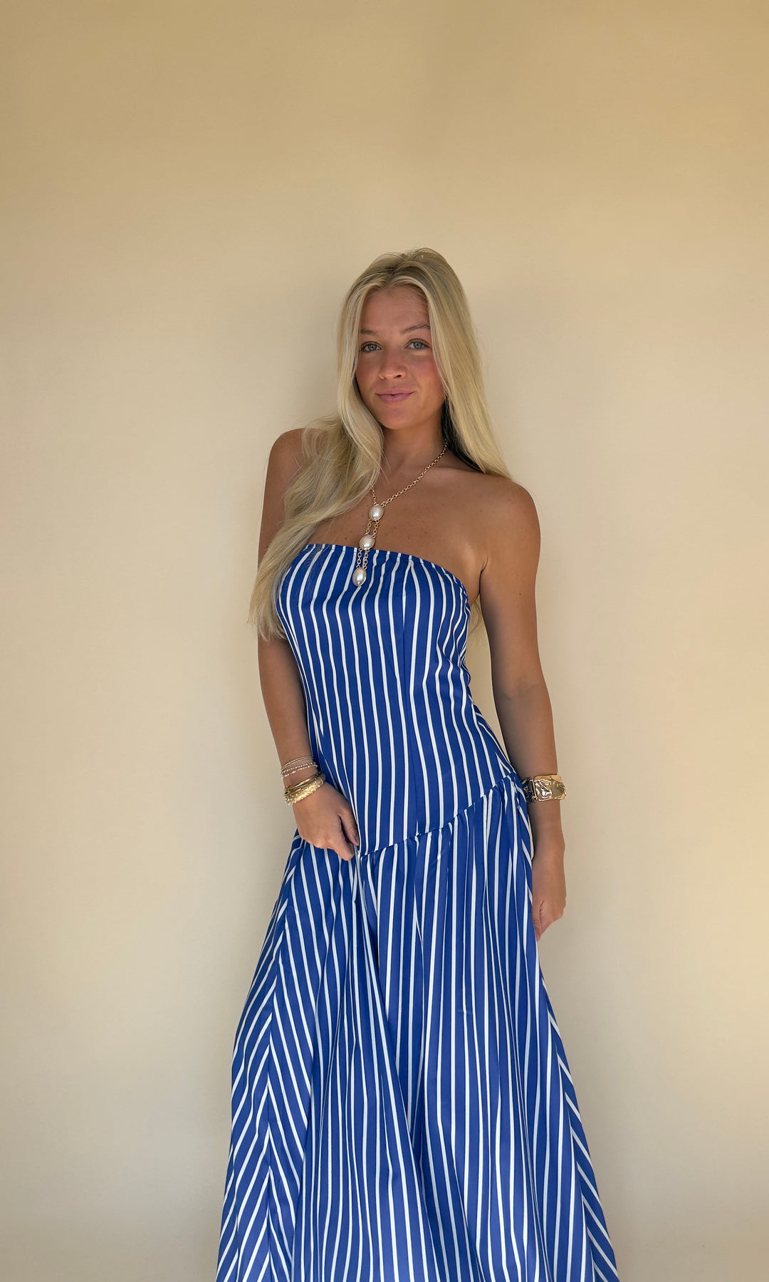 Blue Ribbon Dress