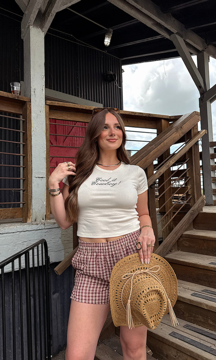 Cool It Cowboy Tee