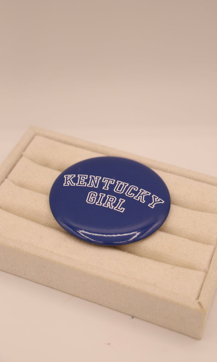 KY Girl Button Pin