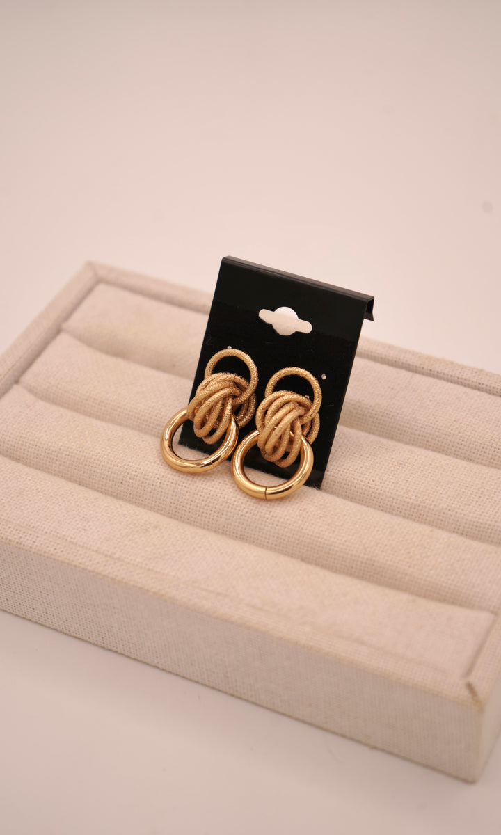 Gilded Loop Earrings