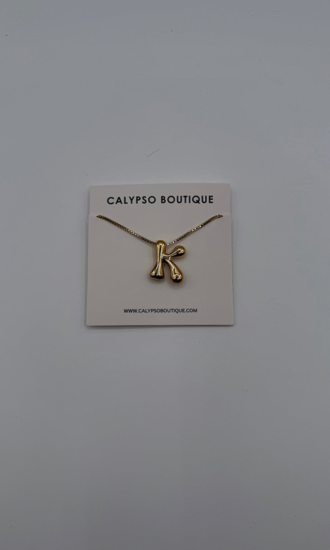 Nameless Initial Necklace