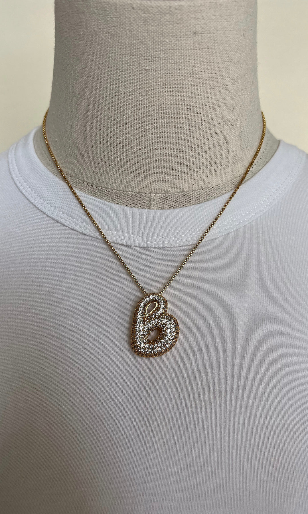 Bieber Initial Necklace