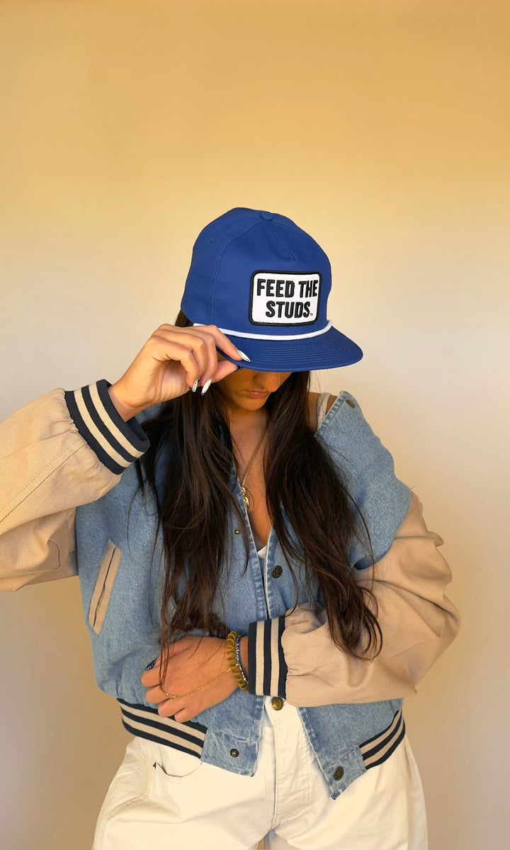 State Line Co Feed The Studs Hat - Blue