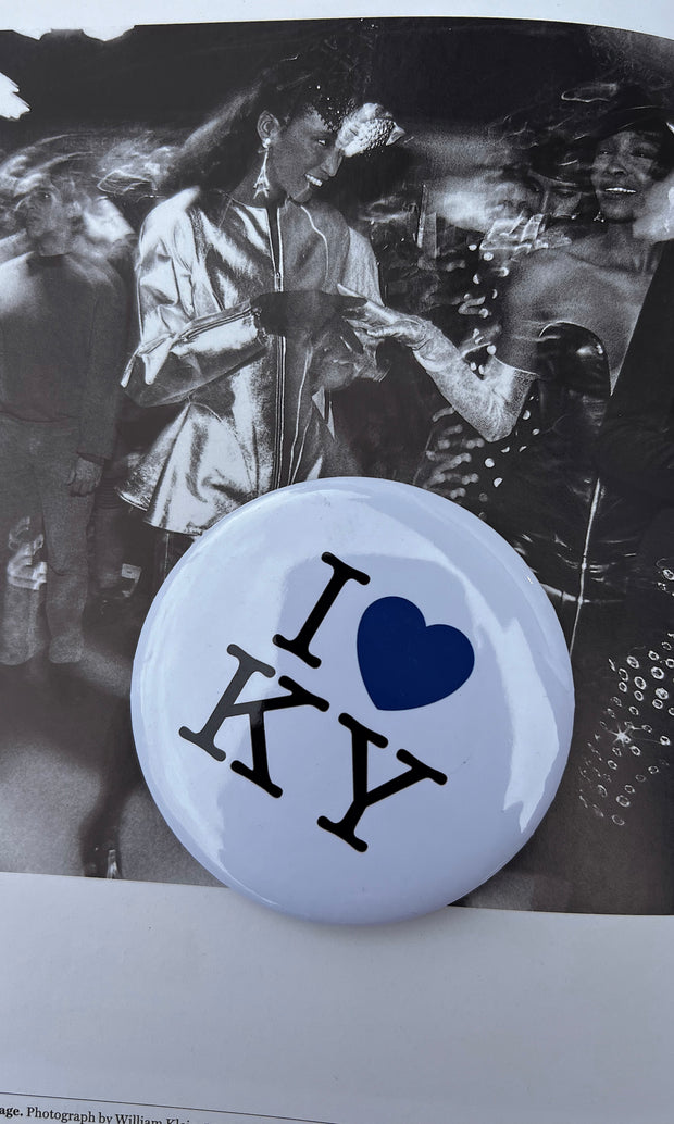 I Heart KY Button Pin