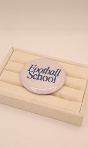 Football School Button Pin