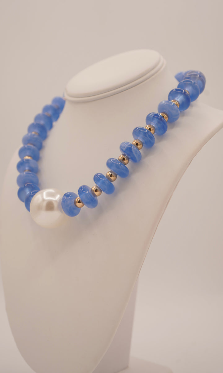Blue Lot Necklace