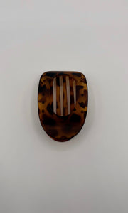 Tortoise Flat Hair-Clip