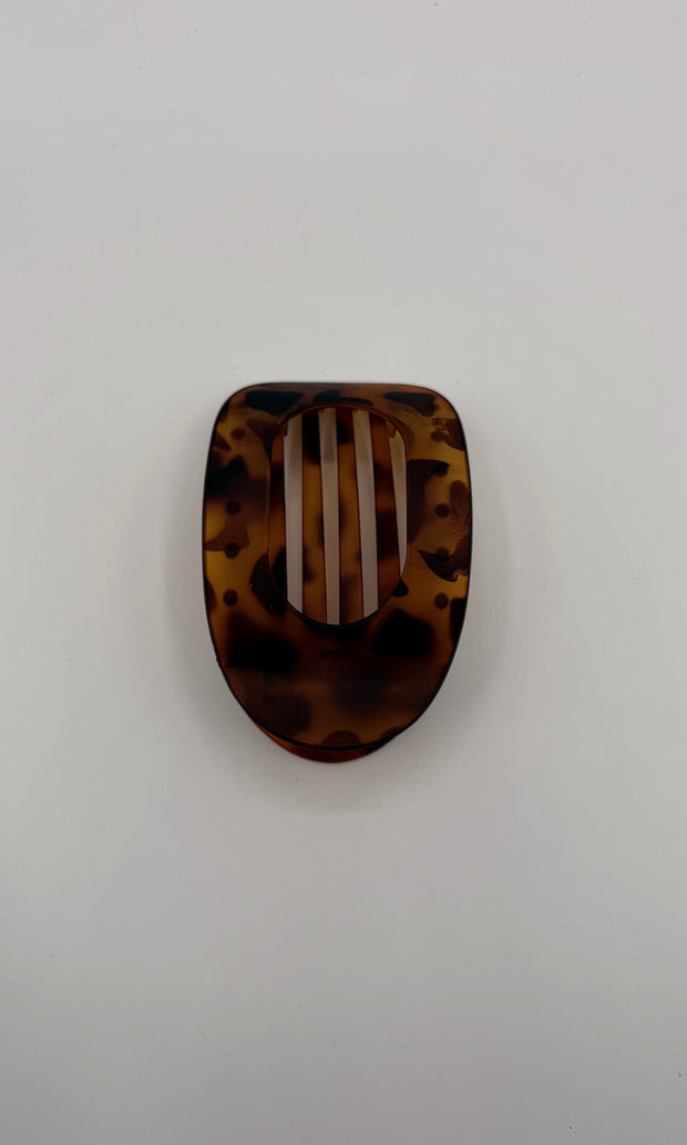 Tortoise Flat Hair-Clip