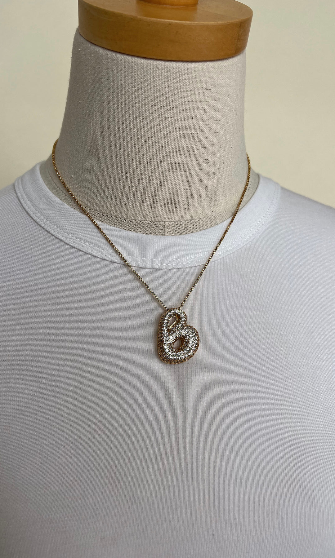 Bieber Initial Necklace