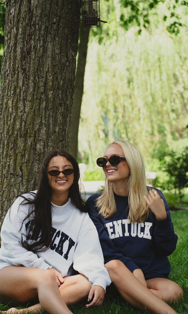 KY Plaid Mockneck