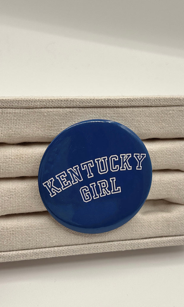 KY Girl Button Pin