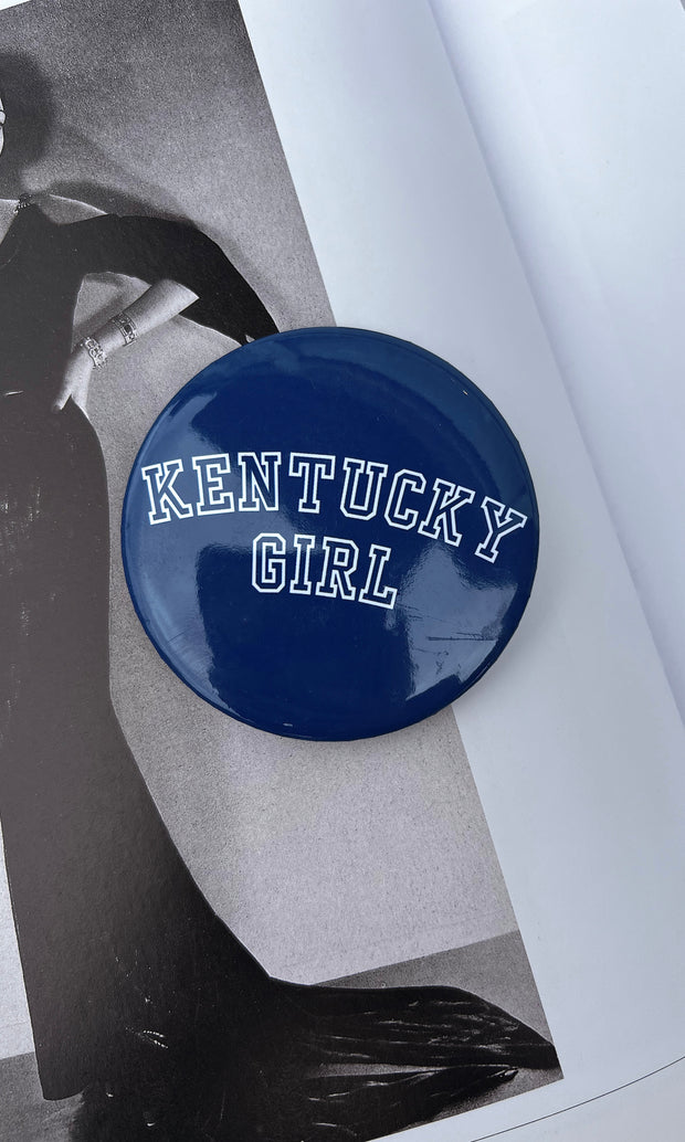 KY Girl Button Pin