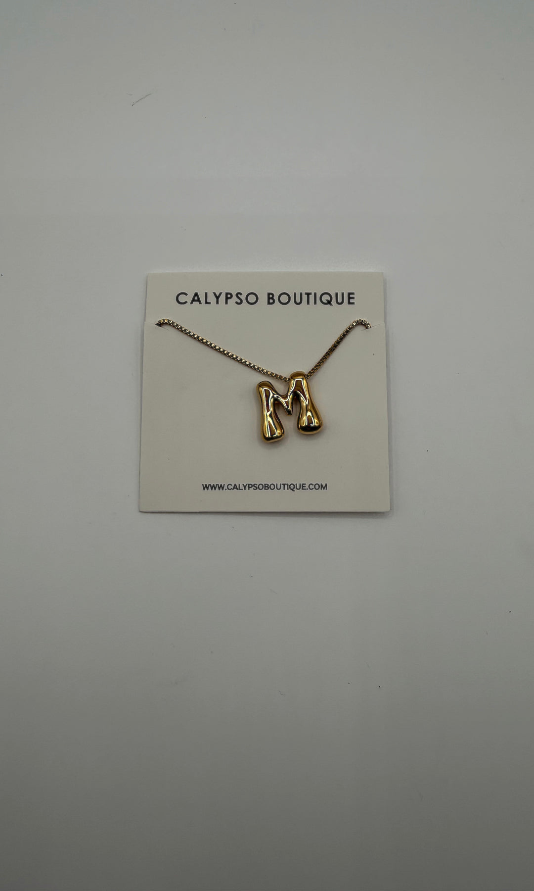 Nameless Initial Necklace