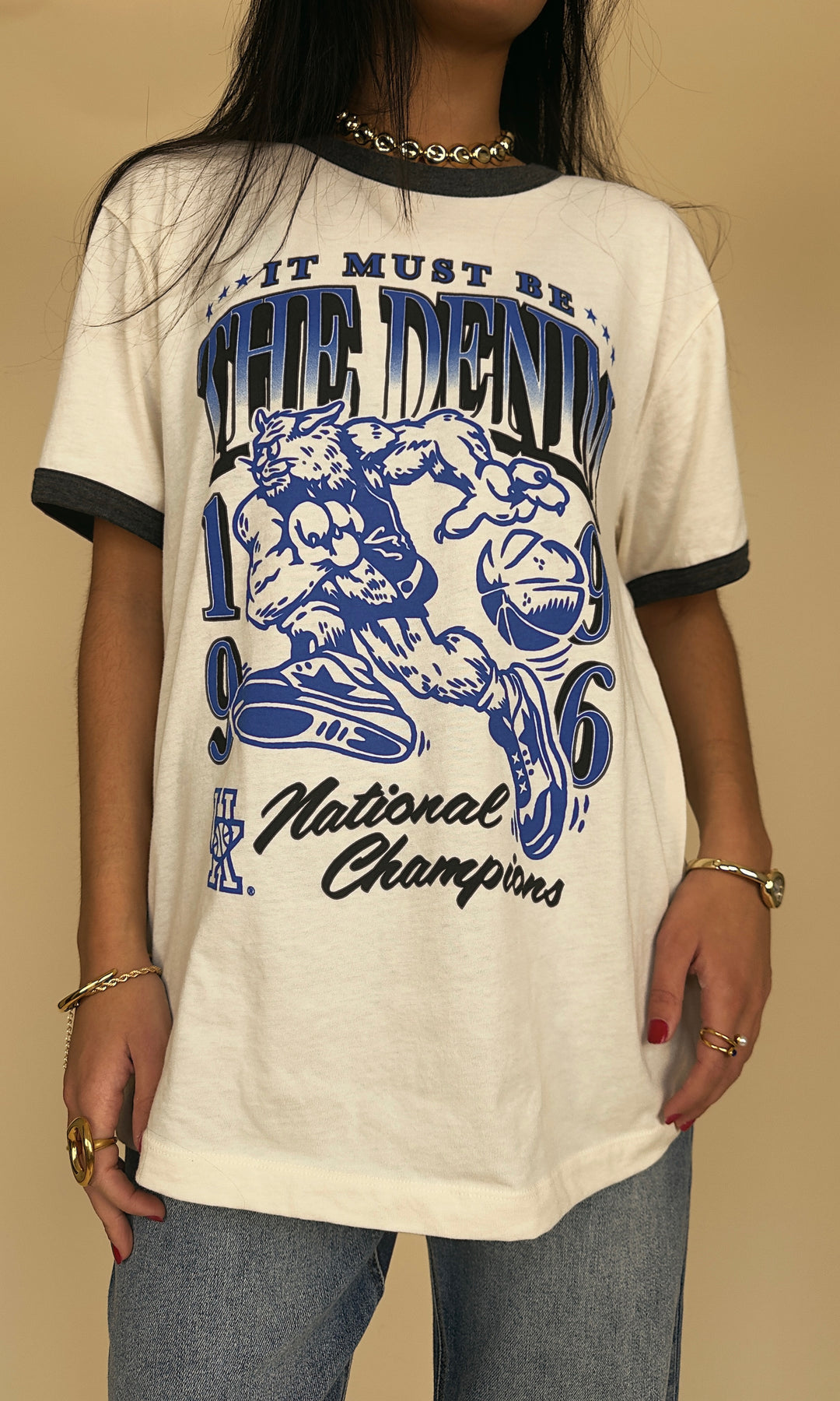 The Denim Ringer Tee