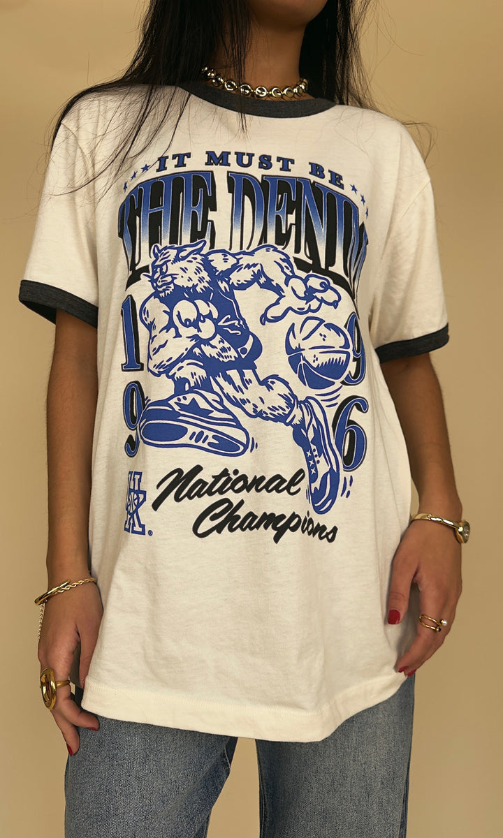 The Denim Ringer Tee