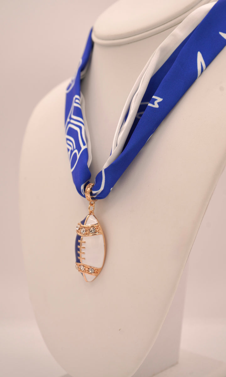 Football Scarf Necklace