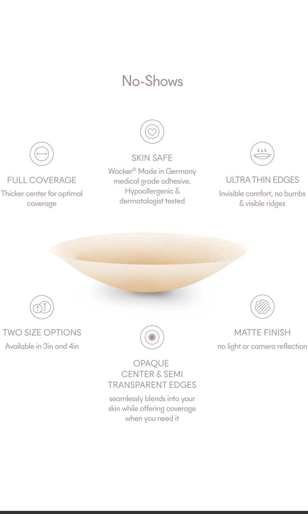 Reusable Adhesive Nipple Cover