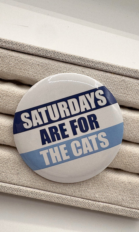 For The Cats Button Pin