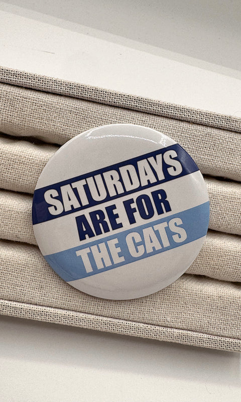 For The Cats Button Pin