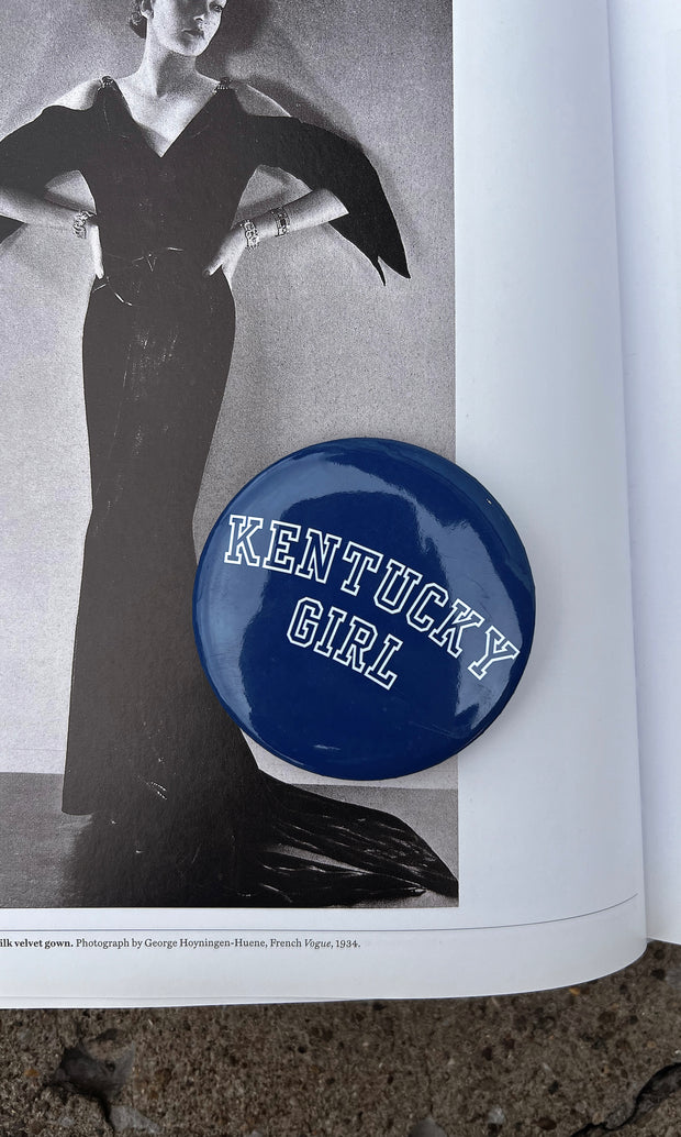 KY Girl Button Pin