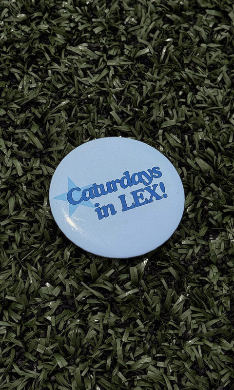 Caturday Button Pin