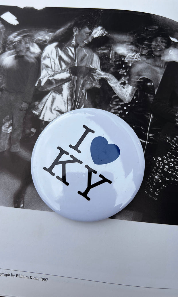 I Heart KY Button Pin