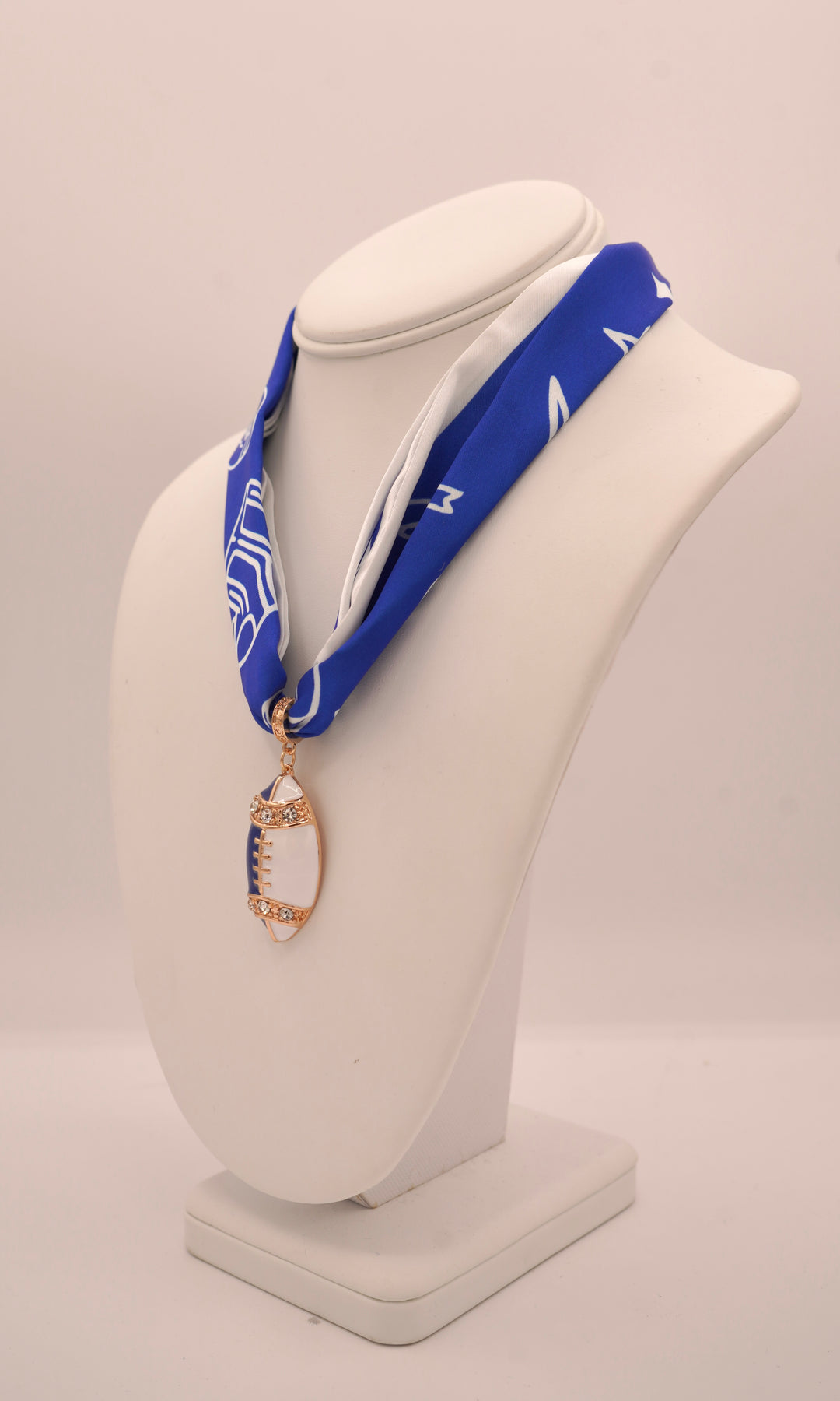 Football Scarf Necklace
