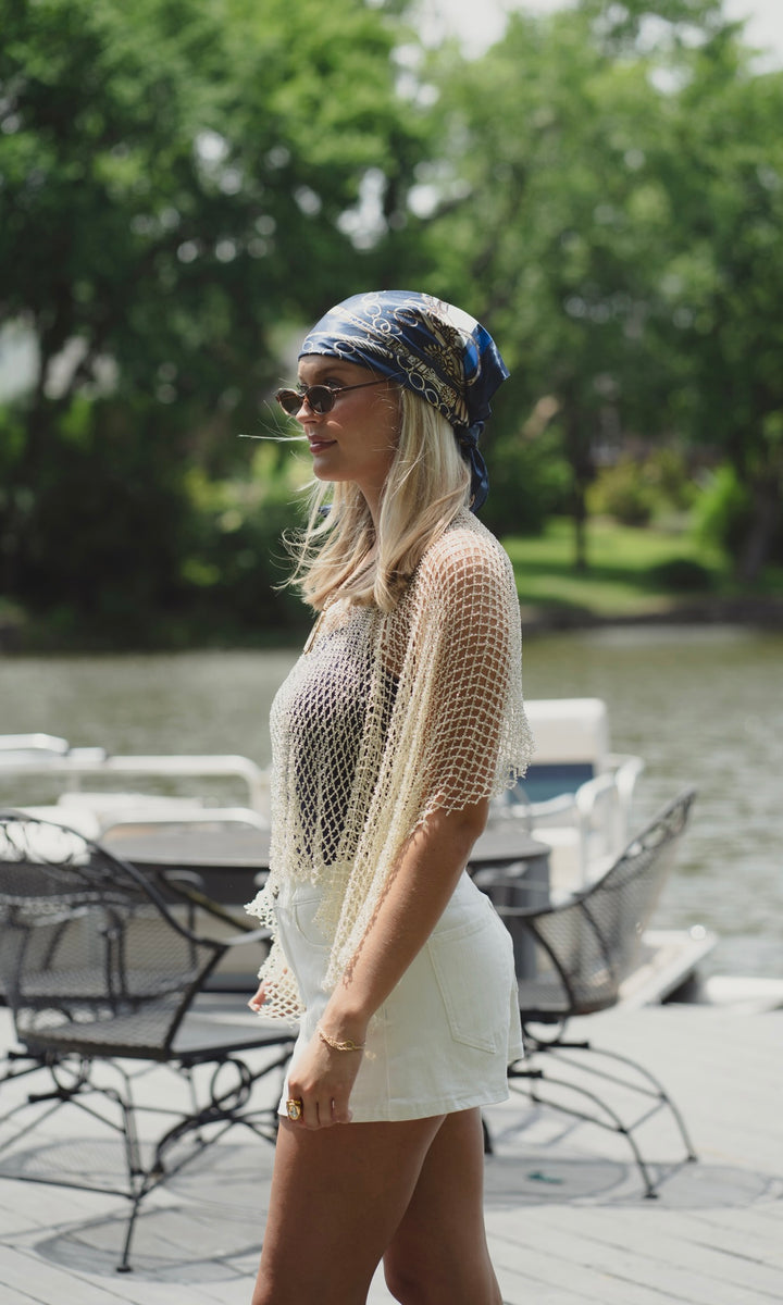 Butterfly Season Poncho