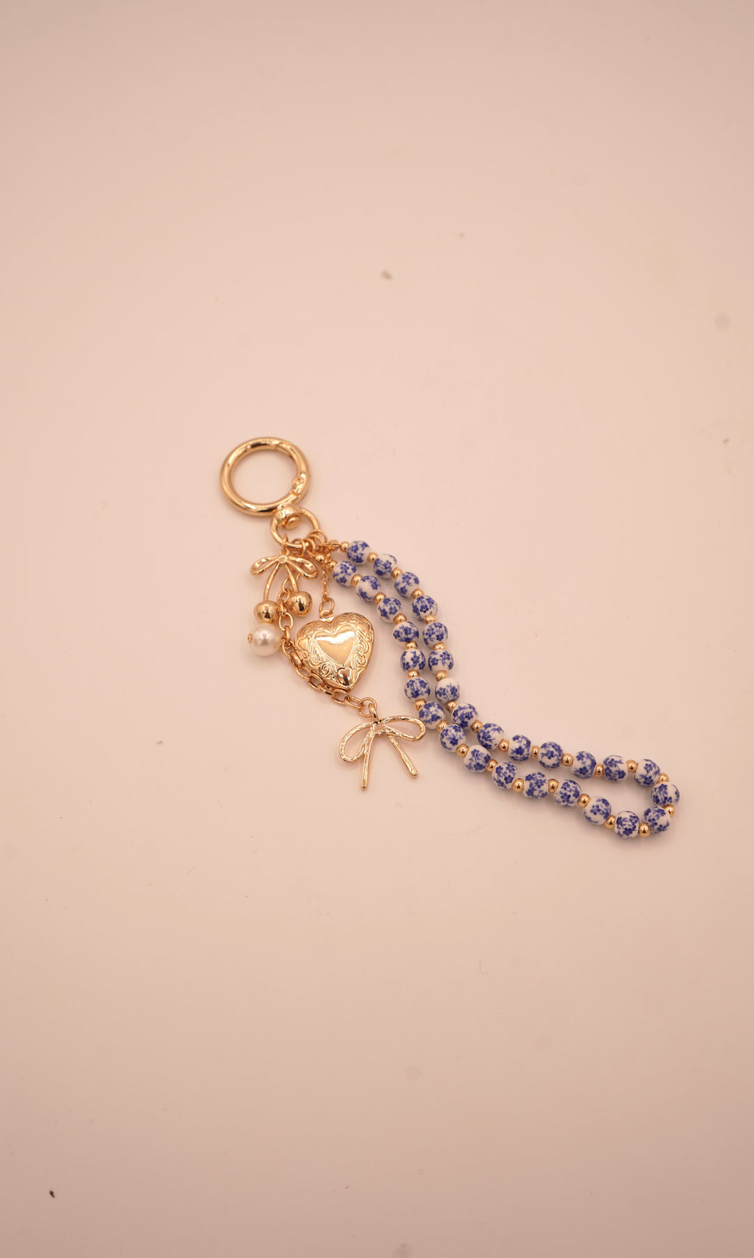 Big Blue Purse Charm