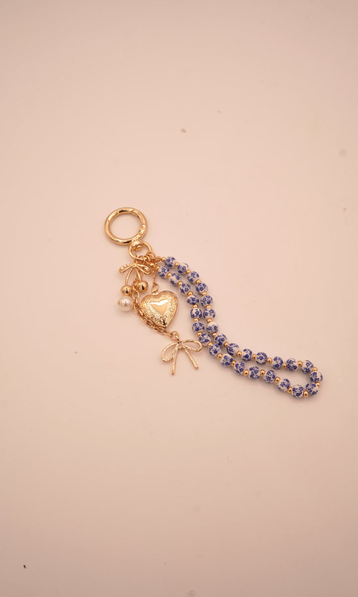 Big Blue Purse Charm