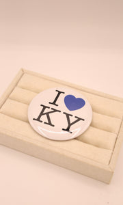 I Heart KY Button Pin