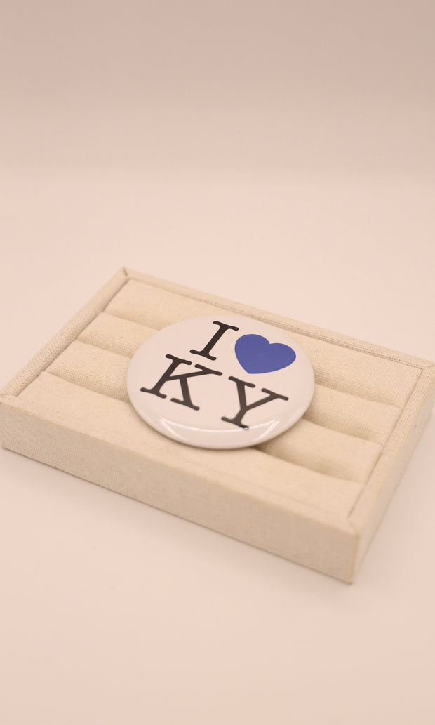 I Heart KY Button Pin
