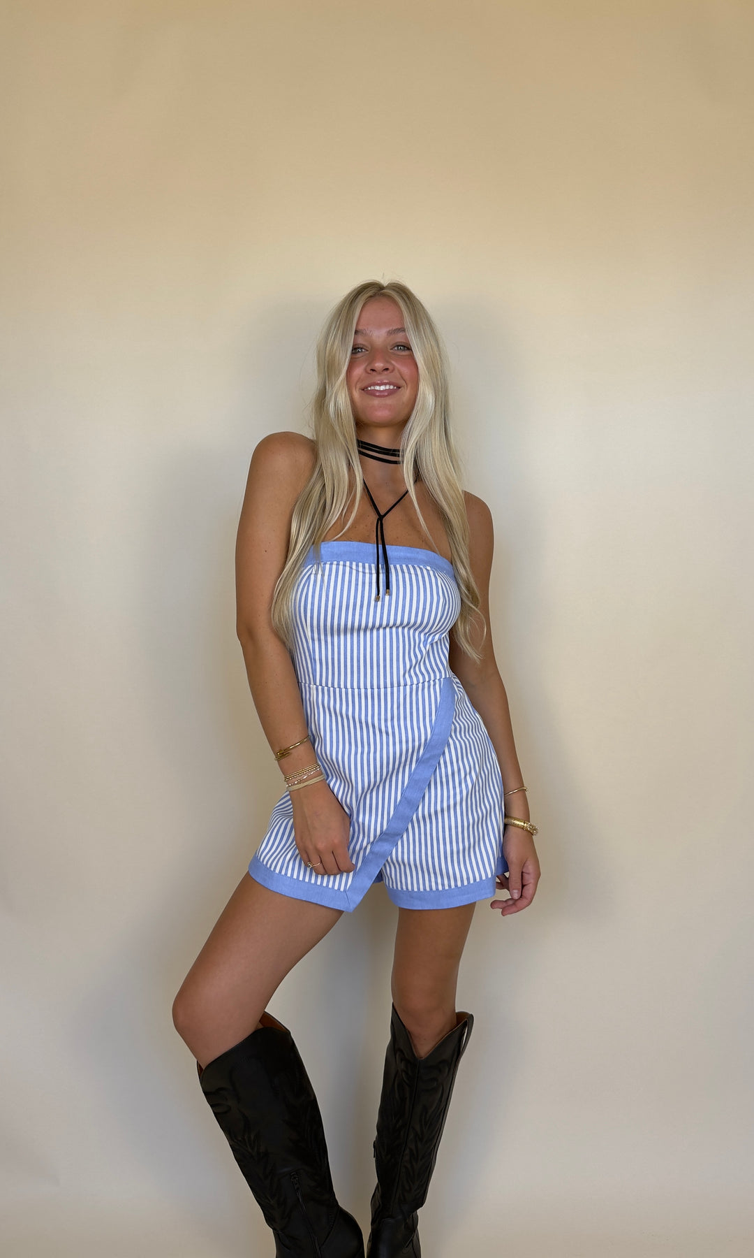 Blue Lot Romper