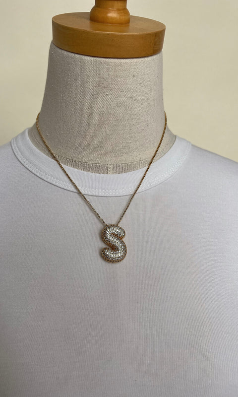 Bieber Initial Necklace