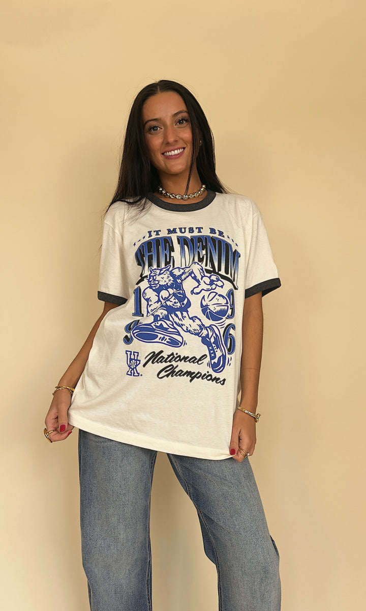 The Denim Ringer Tee