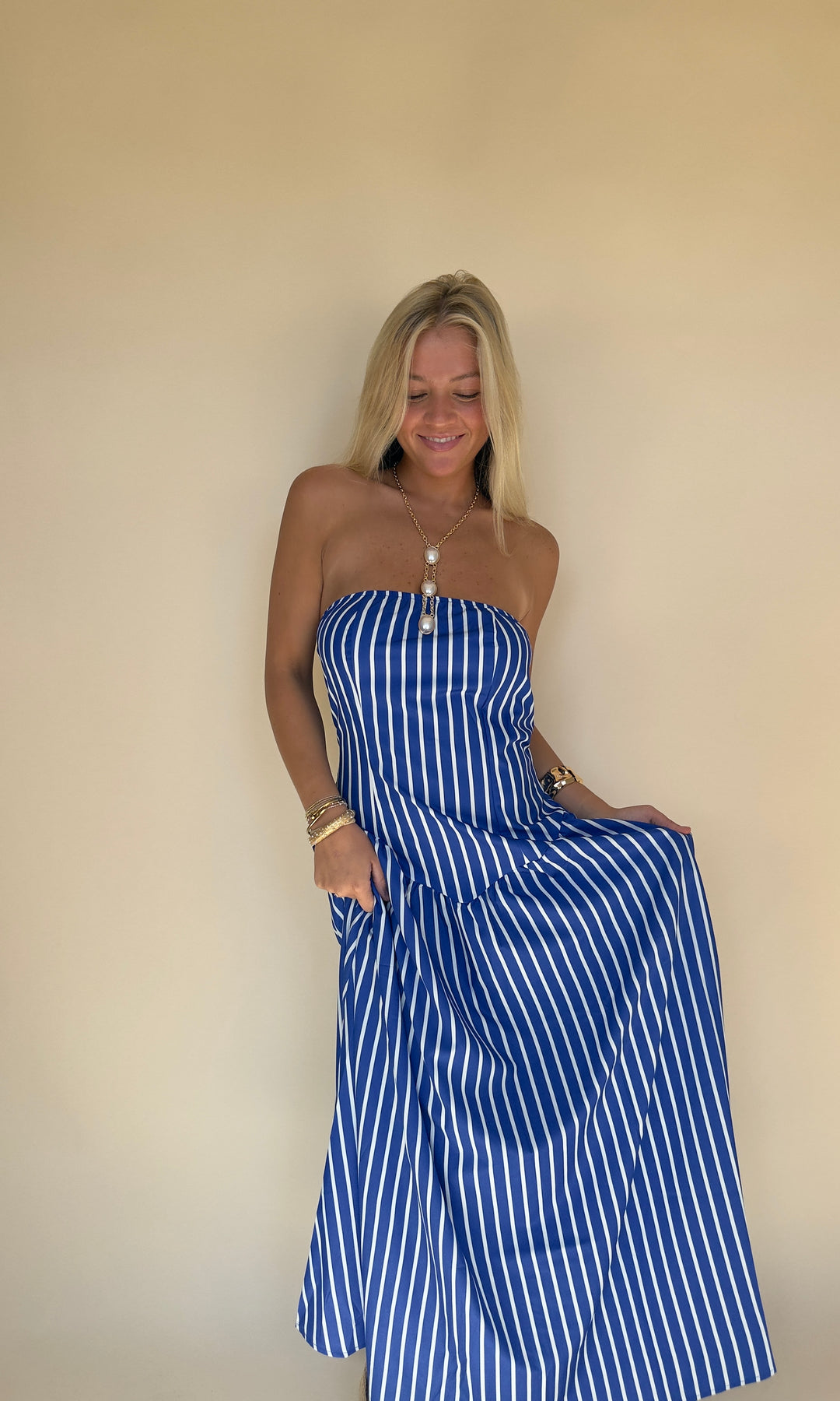 Blue Ribbon Dress