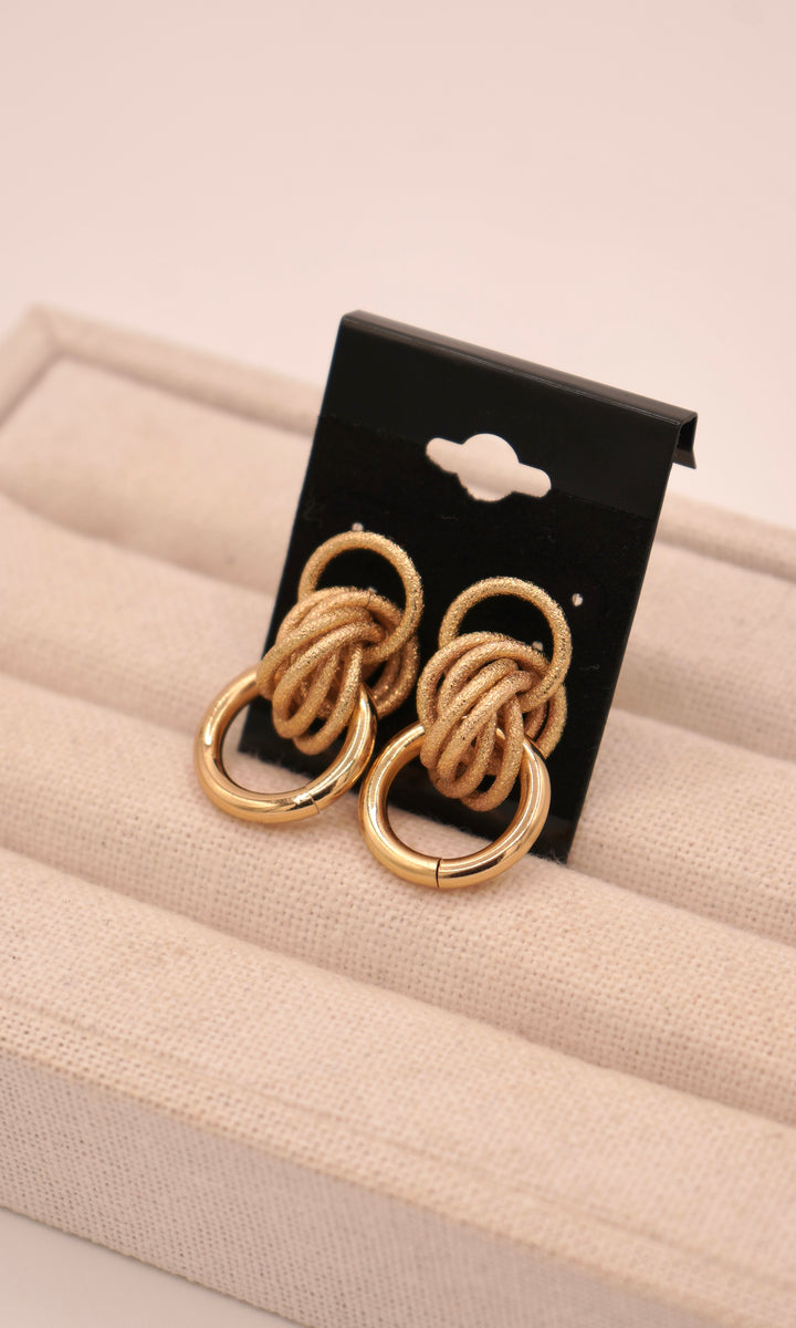 Gilded Loop Earrings