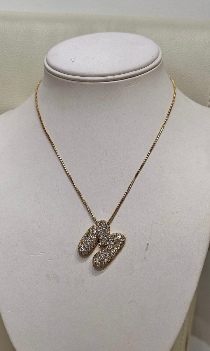 Bieber Initial Necklace