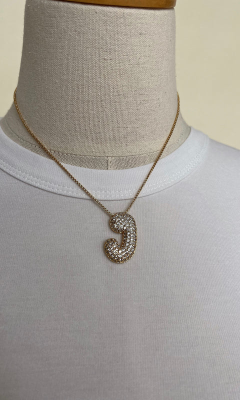 Bieber Initial Necklace