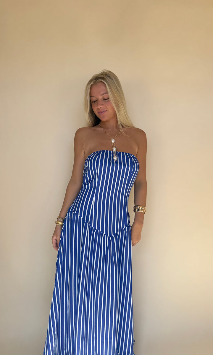 Blue Ribbon Dress