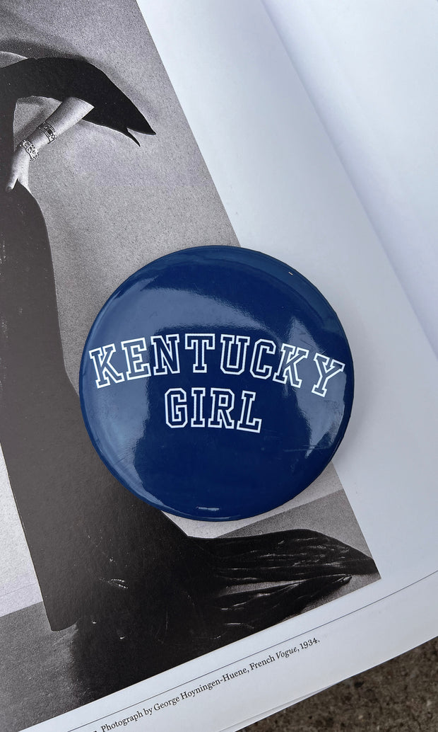 KY Girl Button Pin