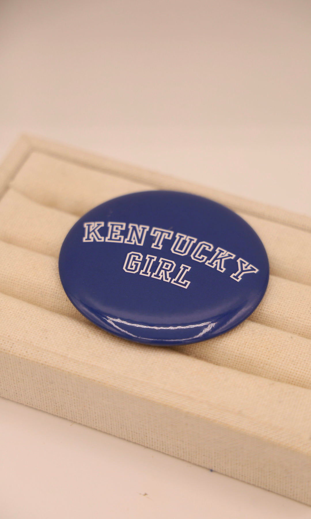 KY Girl Button Pin