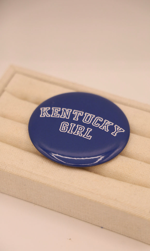 KY Girl Button Pin