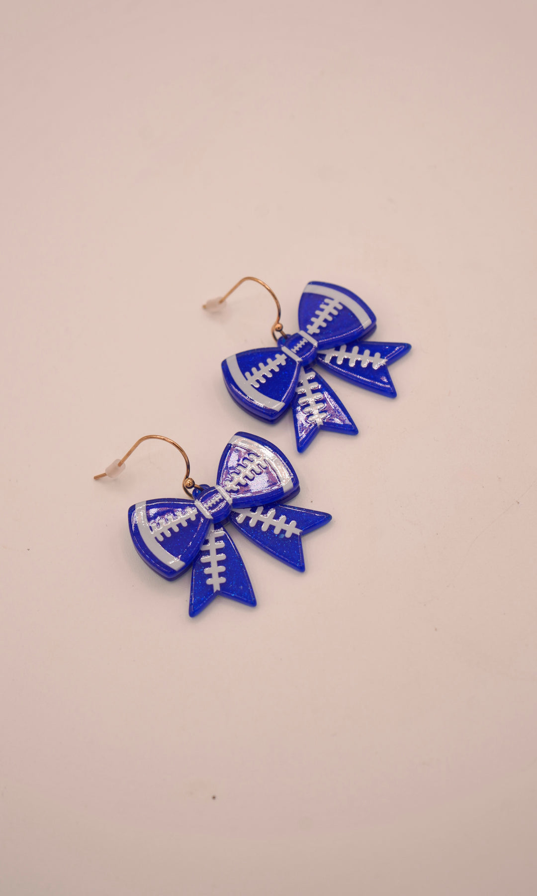 Football Bow Earring