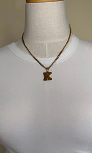 Varsity Letter Necklace