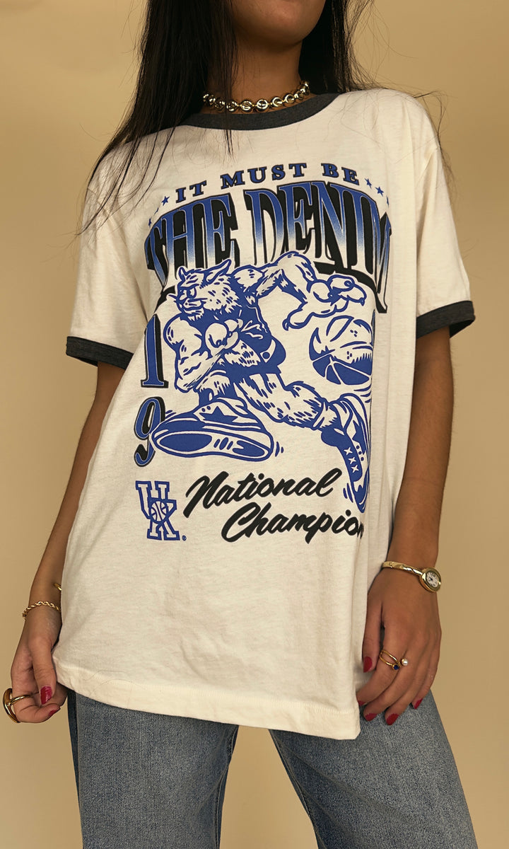 The Denim Ringer Tee