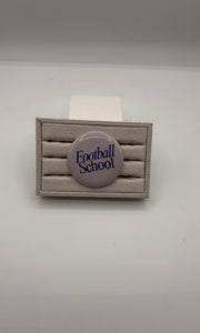 Football School Button Pin