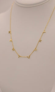 KY Letter Necklace