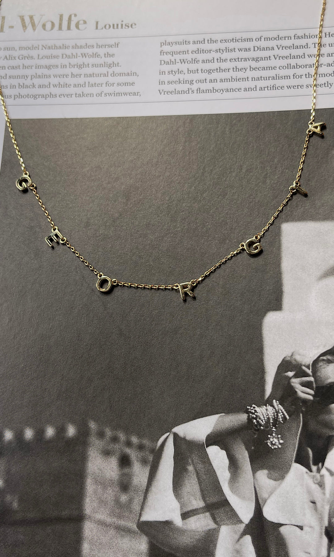 Georgia Letter Necklace