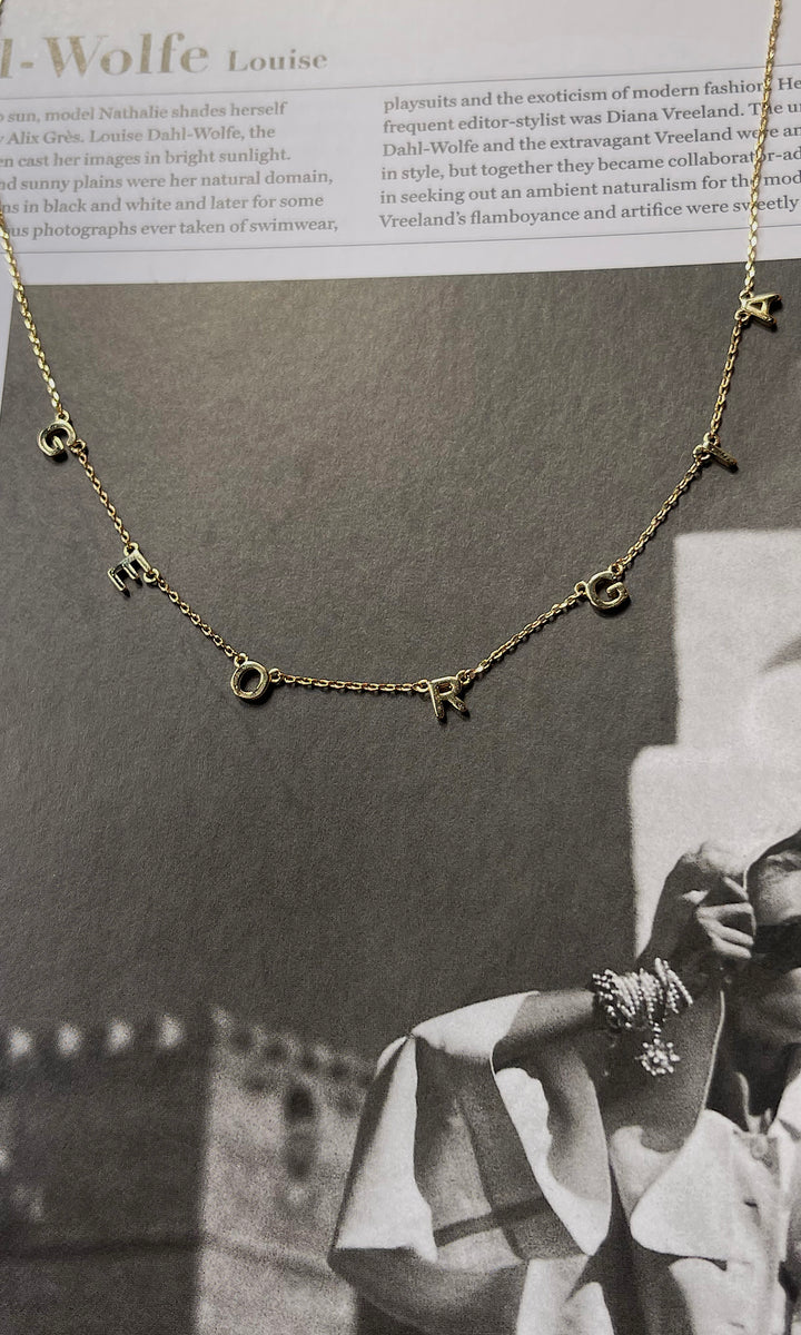 Georgia Letter Necklace